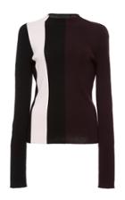 Narciso Rodriguez Blocked Intarsia Knit Turtleneck