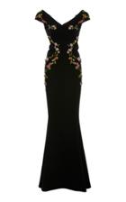 Zac Posen Embroidered Gown