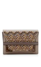 Tomas Maier Metallic Gotham Clutch
