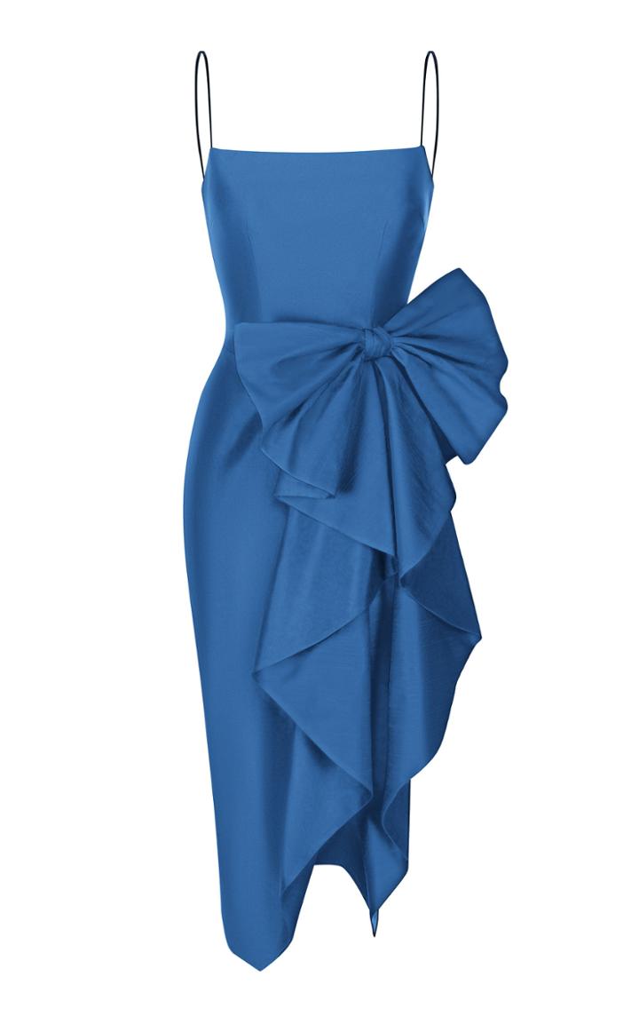 Moda Operandi Rasario Draped Silk Dress Size: 38