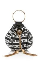 Balmain Mariniere Jacquard Mini B Bucket Bag
