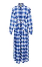 Mara Hoffman Gingham Cotton Maxi Dress