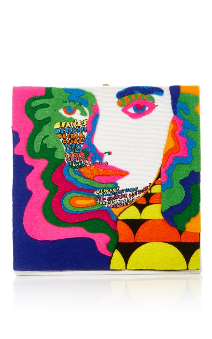 Olympia Le-tan Square Face Clutch