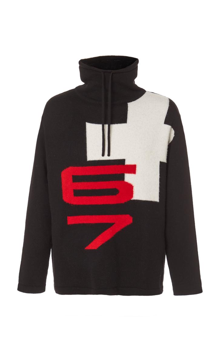 Ralph Lauren Funnel Neck Graphic Sweatshirt