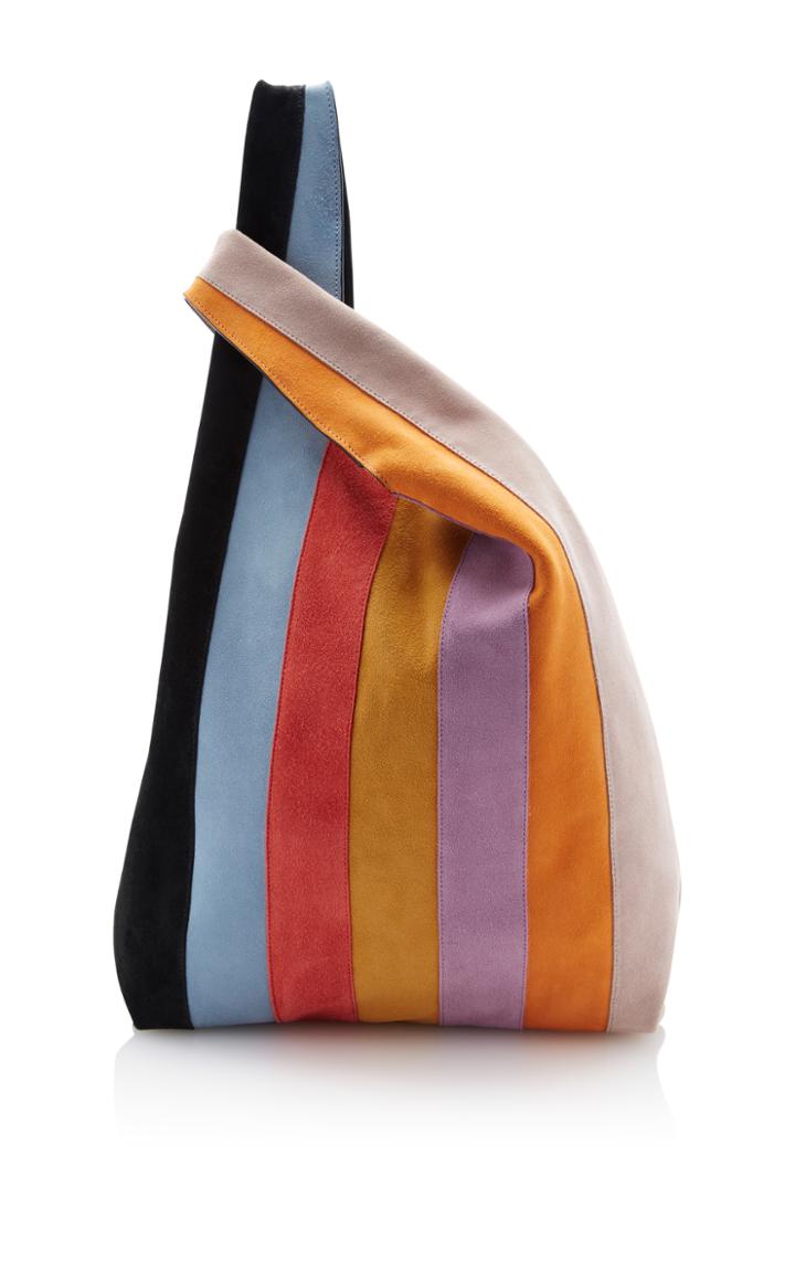 Hayward Striped Suede Shopper