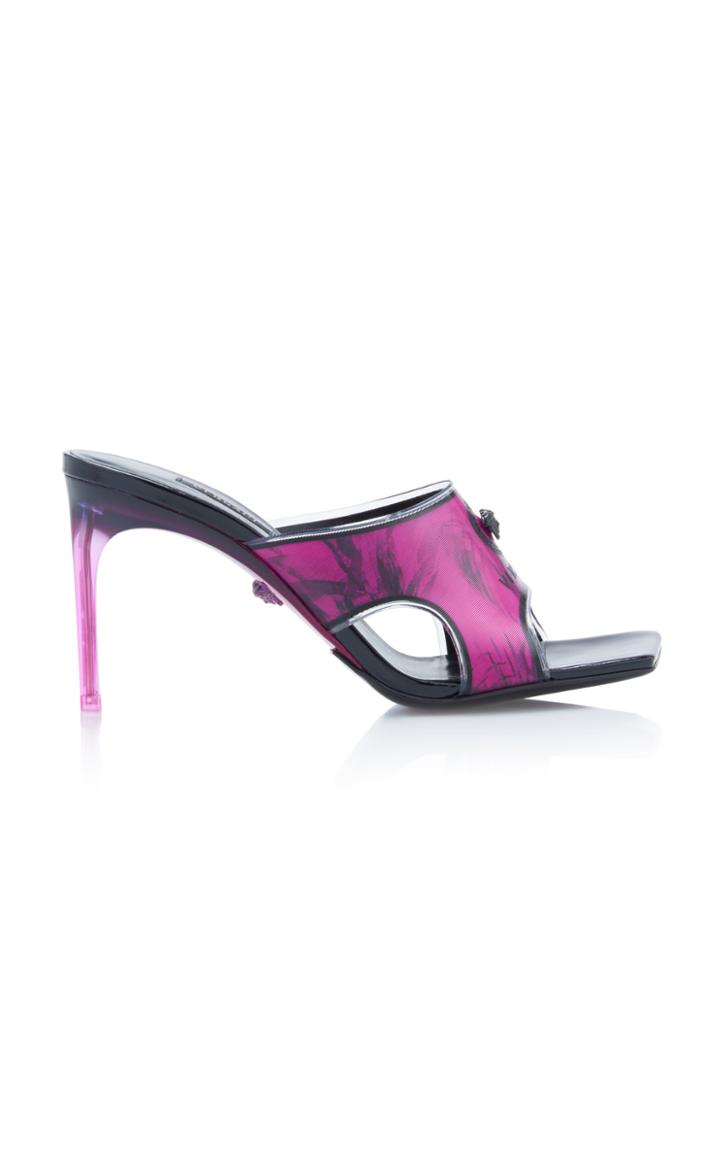 Moda Operandi Versace Vinyl Jungle Sandals Size: 35