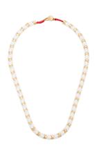 Roxanne Assoulin Full Moon Wave Gold-tone And Enamel Necklace