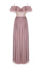 Moda Operandi Rasario Ruffled Silk-chiffon Corset Gown Size: 36