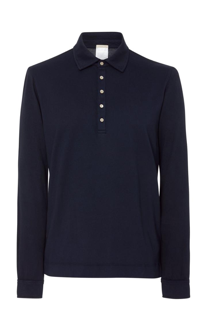 Massimo Alba Long Sleeve Cashmere-blend Polo