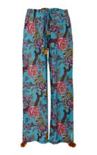 Figue Goa Cropped Silk Pants