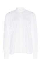 Moda Operandi Alexandre Vauthier High-collar Cotton Top Size: 34