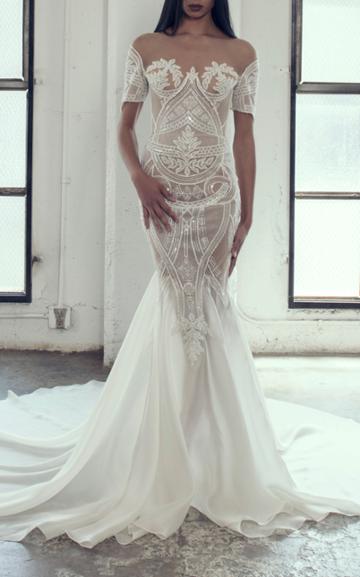 Adam Zohar Lily Mermaid Gown