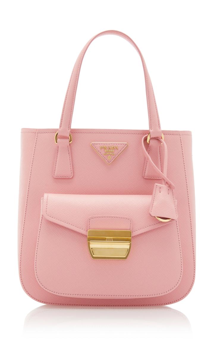 Prada Small Leather Top Handle Bag