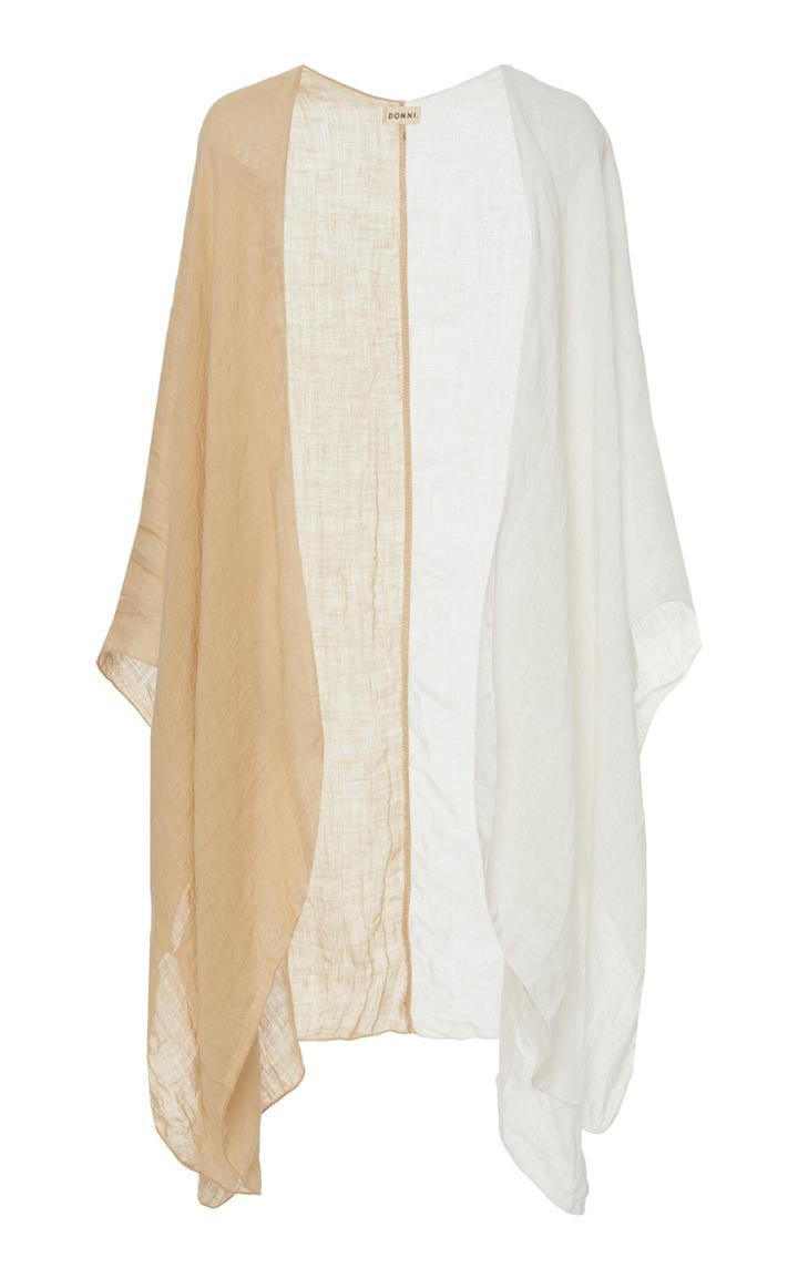 Donni. Exclusive Sunshine Wonder Two-tone Linen Shawl
