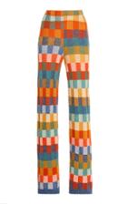 The Elder Statesman Gee's Cashmere Knit Flared Pants