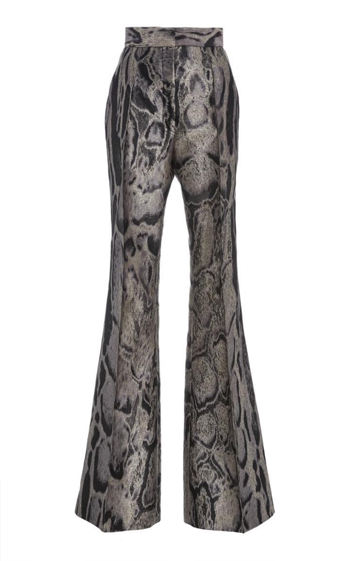 J. Mendel Printed Flare Pant