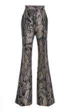 J. Mendel Printed Flare Pant