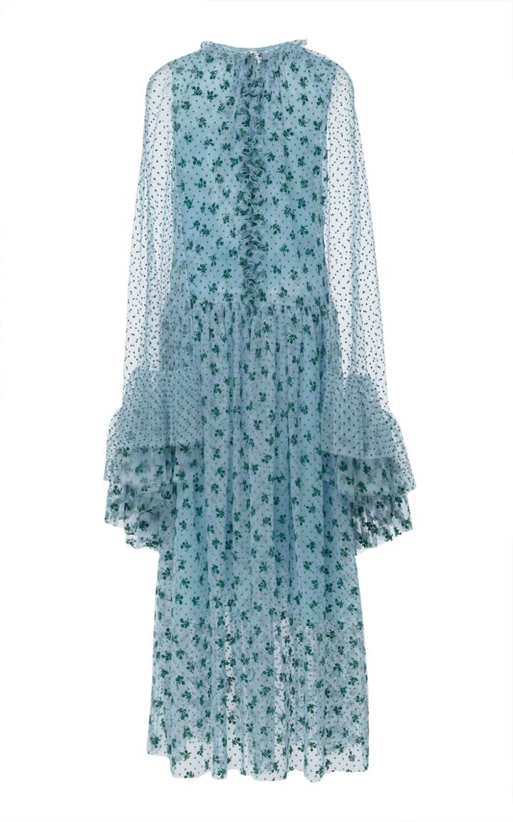 Erdem Odette Cape Tulle Gown