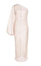 Sandra Mansour Calypso Sequin Midi Dress