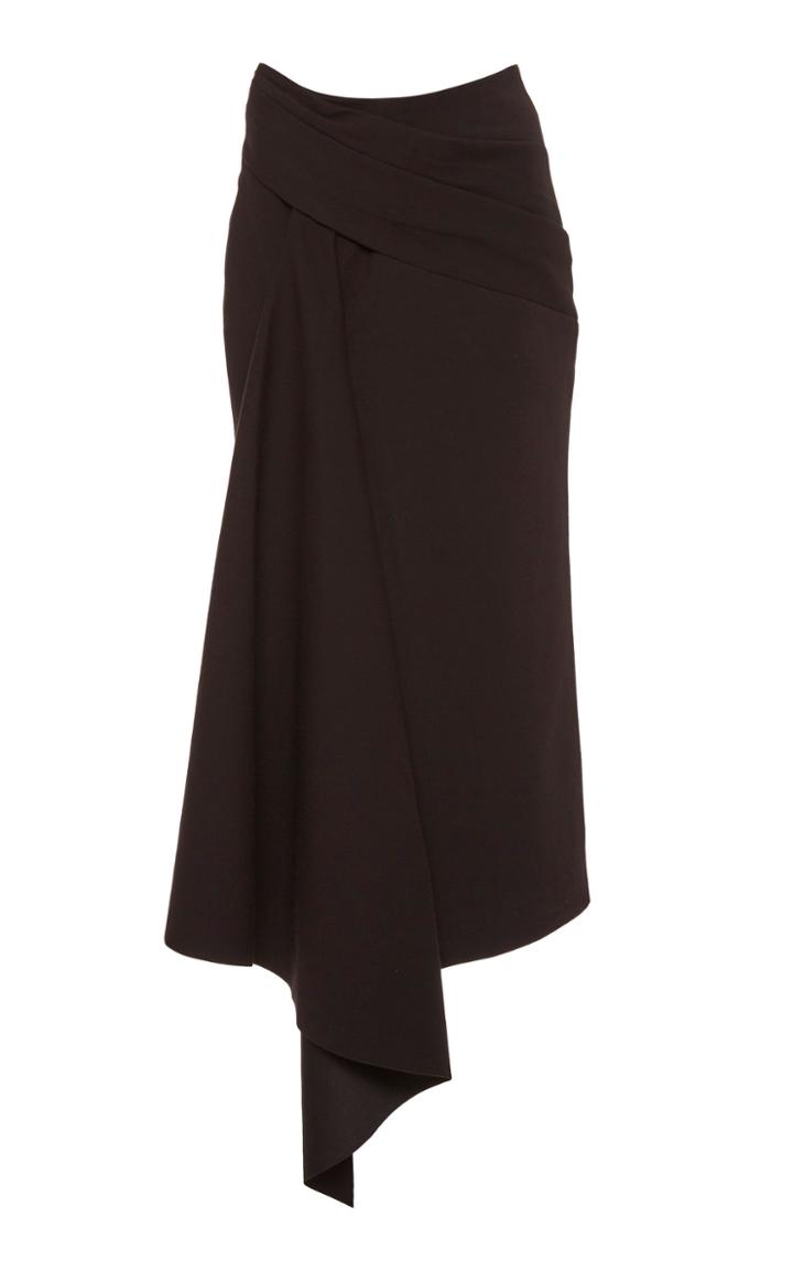 Moda Operandi Rachel Gilbert Magnolia Wrap-detailed Crepe Skirt Size: 0