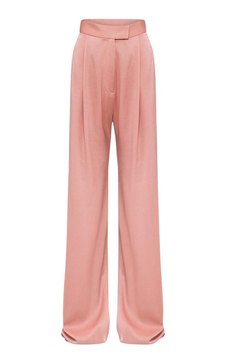 Moda Operandi Alex Perry Hartley Satin Crepe Pleated Wide-leg Trousers