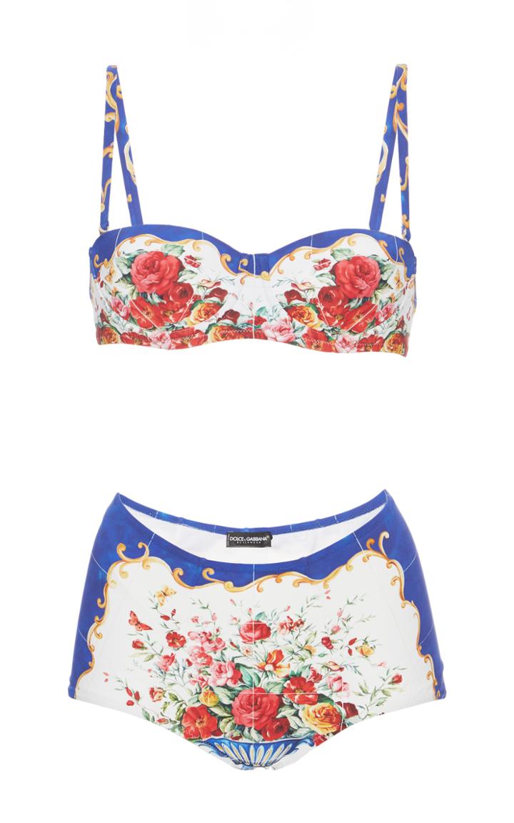 Dolce & Gabbana Printed Bikini Set