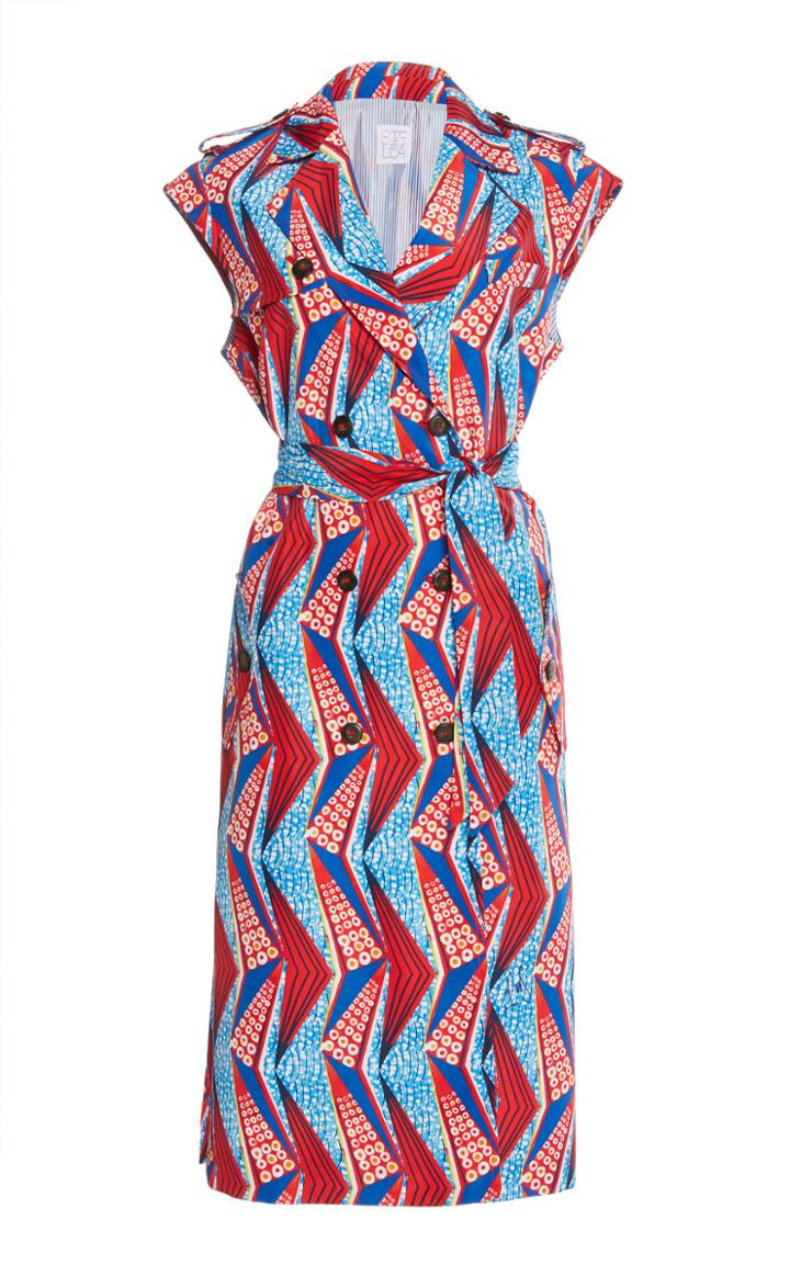 Stella Jean Printed Trench Vest