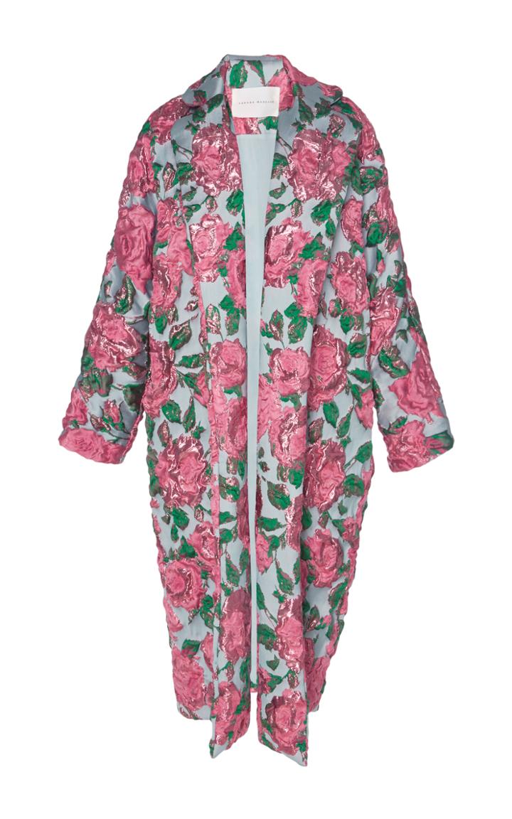 Sandra Mansour Telesto Brocade Long Jacket