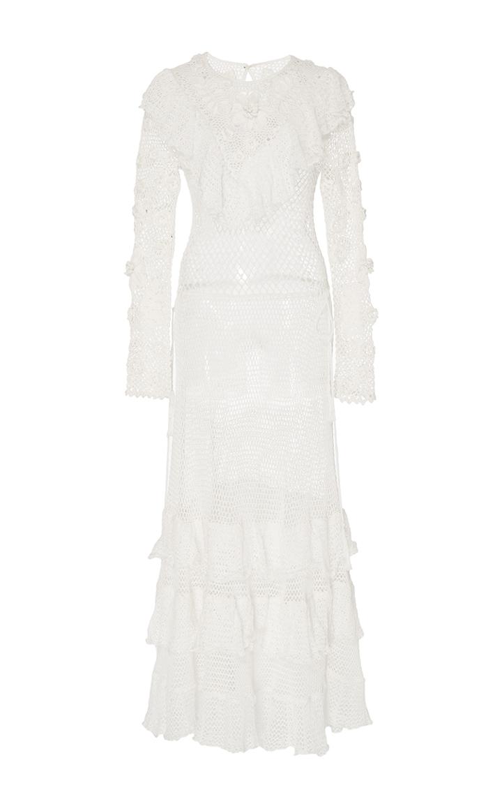 Ulla Johnson Calliope Crochet Midi Dress