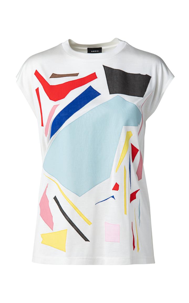 Moda Operandi Akris Printed Silk-jersey T-shirt
