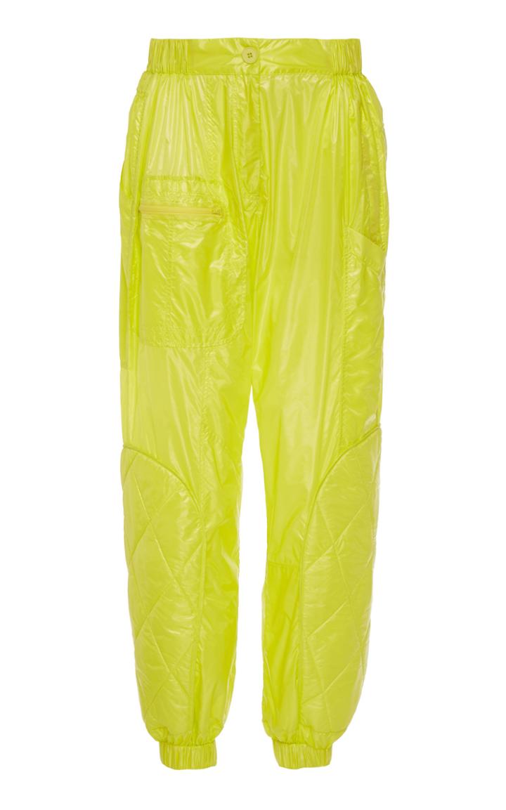 Moda Operandi Preen By Thornton Bregazzi Fabia Quilt-paneled Shell Jogger Trousers S
