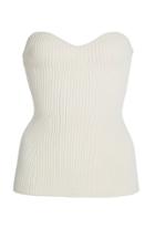 Khaite Lucie Ribbed Stretch-knit Top