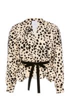 Markarian Exclusive Cru Dalmatian-printed Scalloped Jacket