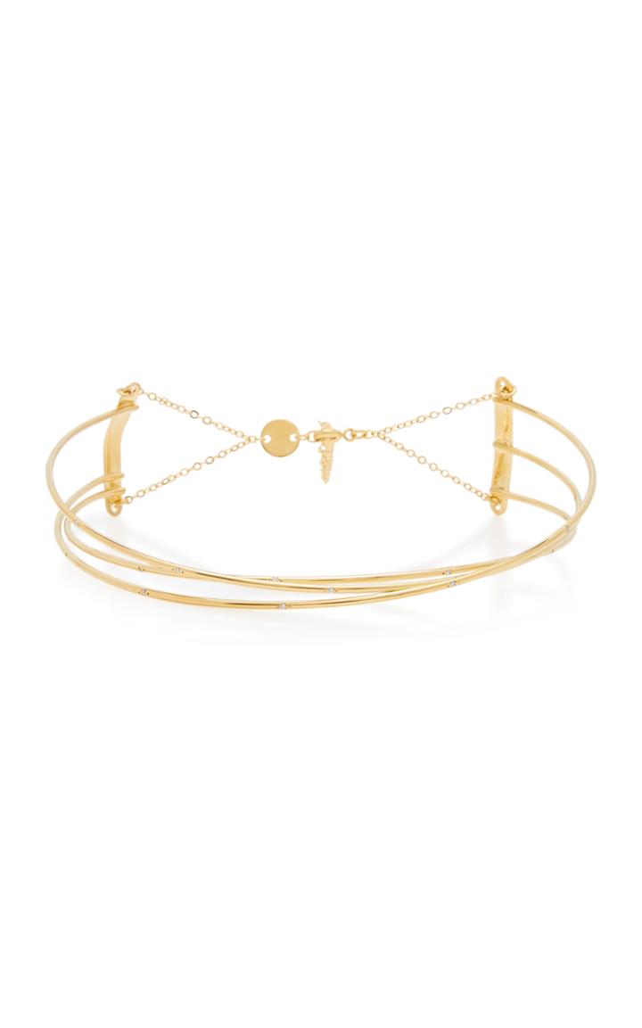 Gigi & Joux Lyn 24k Gold Diamond Choker