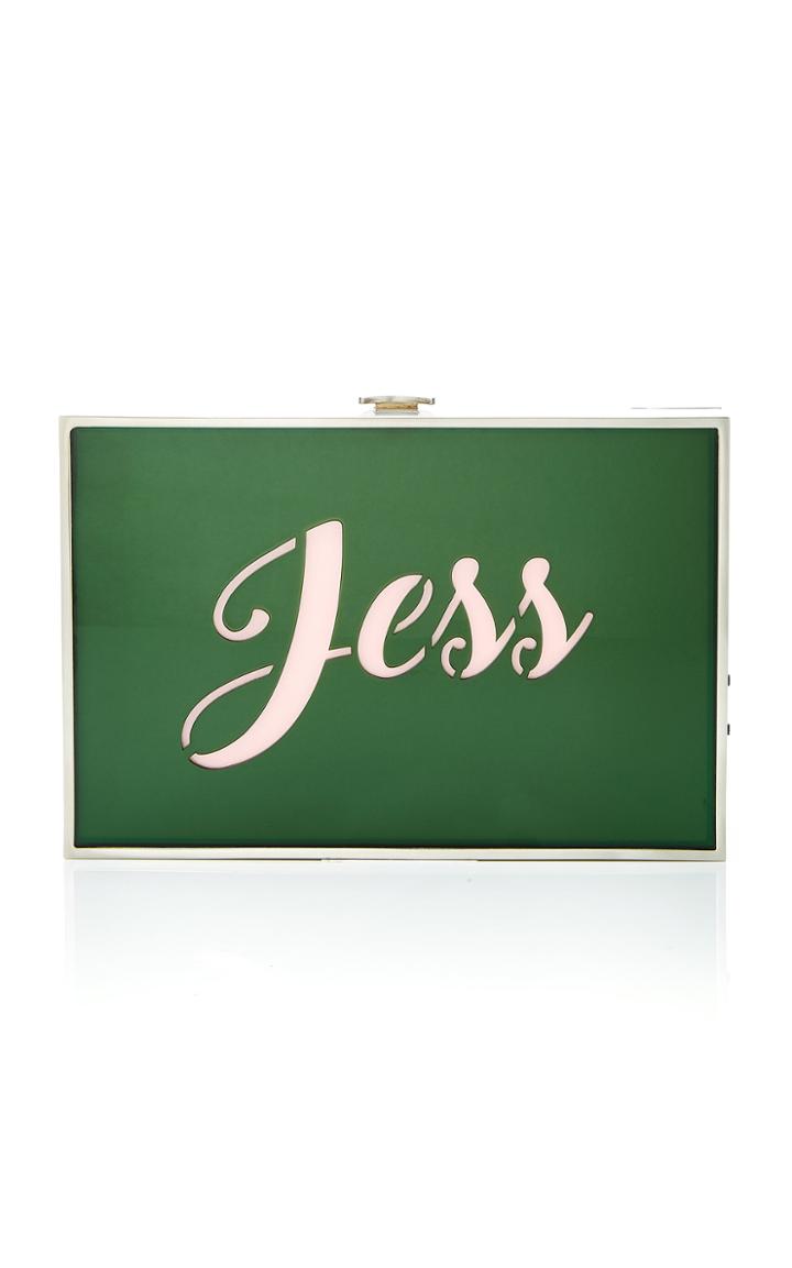Reine Light Up Customizable Funky Font Box Clutch