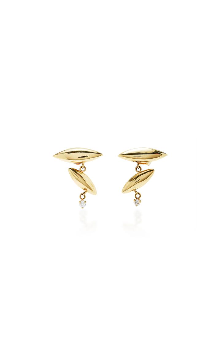 Wwake Formation Earrings With Diamonds