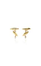 Wwake Formation Earrings With Diamonds