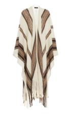 Isabel Marant Kalibo Striped Mohair-blend Poncho