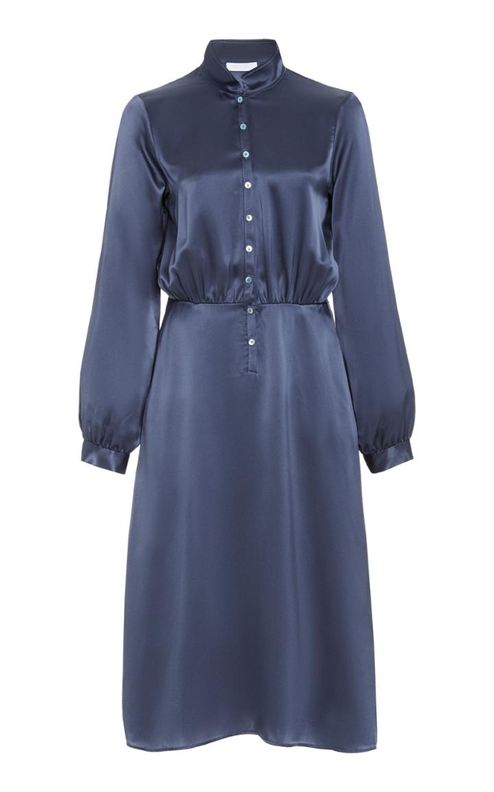 Moda Operandi Sablyn Gavin Silk-satin Shirt Dress