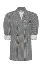 Miu Miu Striped Oversized Blazer