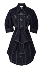 Acler Priestly Denim Mini Dress Size: 8