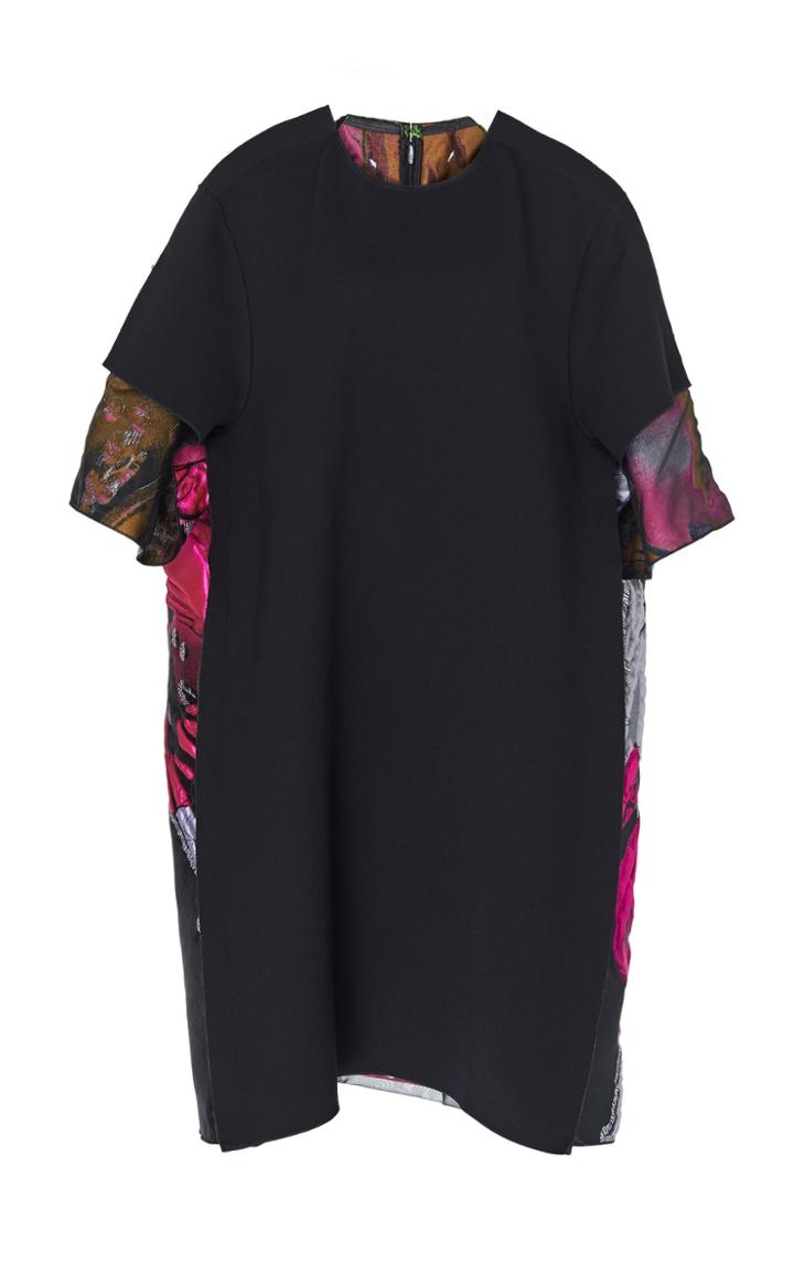 Maison Margiela Two-tone Crepe Dress