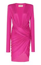 Moda Operandi Alexandre Vauthier Ruched Microcrystal Mini Dress Size: 34