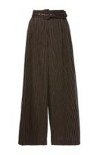 Isa Arfen Safari Wide Leg Linen Trousers