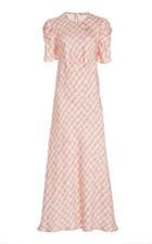 Maggie Marilyn It's Up To You Printed Silk-satin Maxi Dress