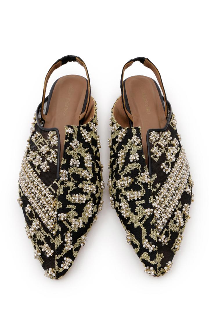 Saptodjojokartiko Kelimara Embellished Flat