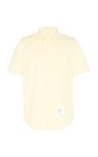 Thom Browne Short Sleeve Cotton Button-down Shirt