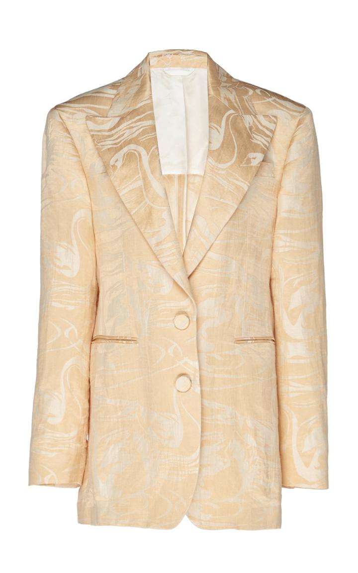 Acne Studios Joelle Tailored Jacquard Blazer