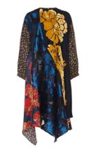 Biyan Laudette Silk Patchwork Tent Dress
