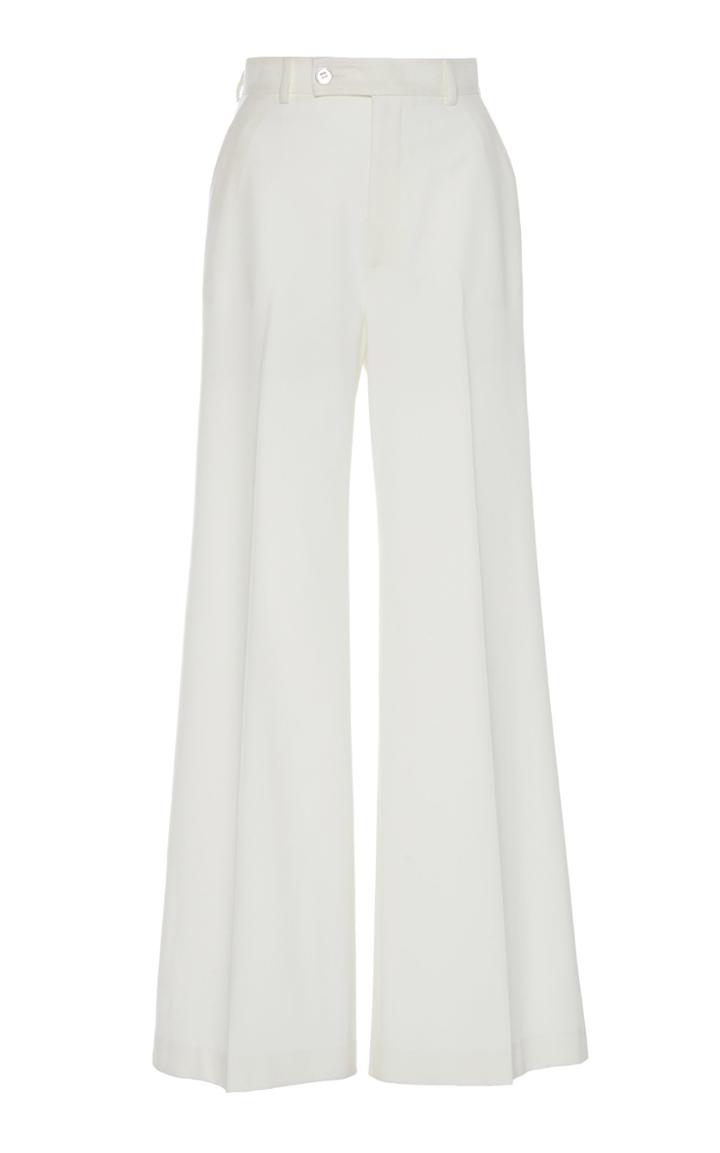 Giambattista Valli High-waisted Cashmere Wide-leg Pants